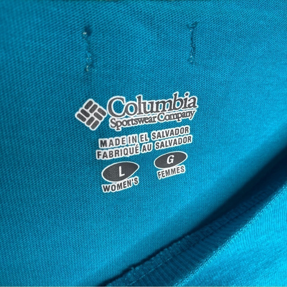 Columbia t-shirt‎ sunflower size large - Picture 3 of 5